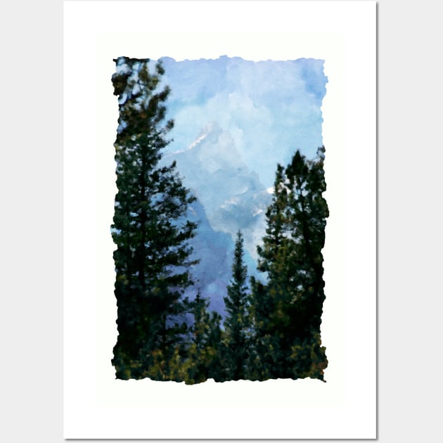 Tetons Wilderness Wall Art by DarlaHallmark